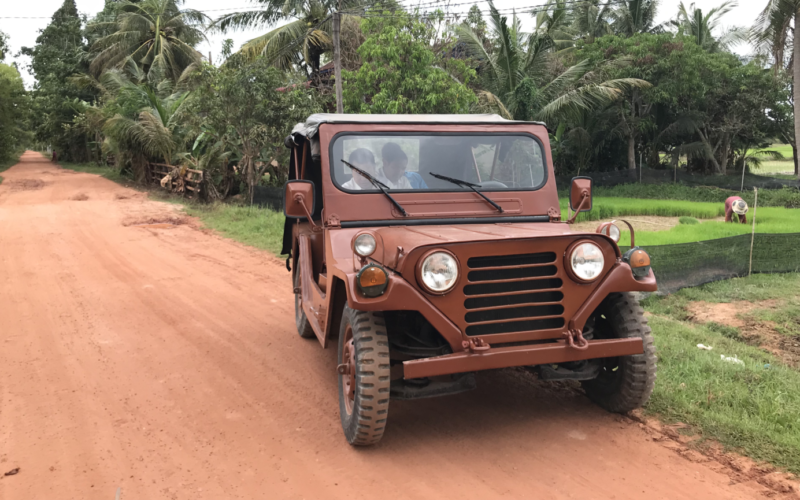 Exploring Siem Reap on Jeep